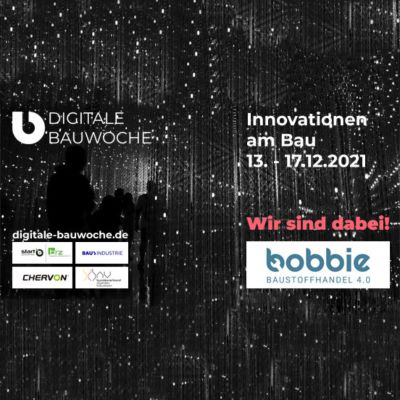 Digitale Bauwoche 2021 - bobbie ist dabei!